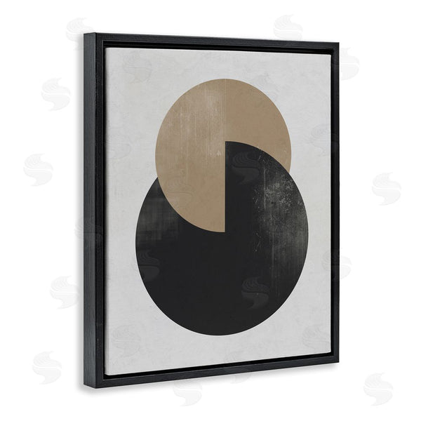Stupell Industries Ros Ruseva | Neutral Circles Overlapping Wall Art