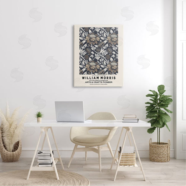 Stupell Industries Ros Ruseva | Neutral Tones Detailed Brown Botanicals Flowers Design Wall Art