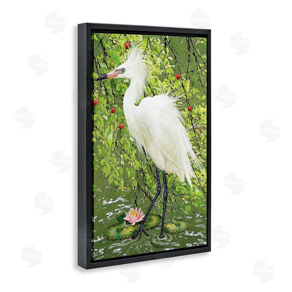 Stupell Industries Rosiland Solomon | Sophisticated Heron In Pond Shore