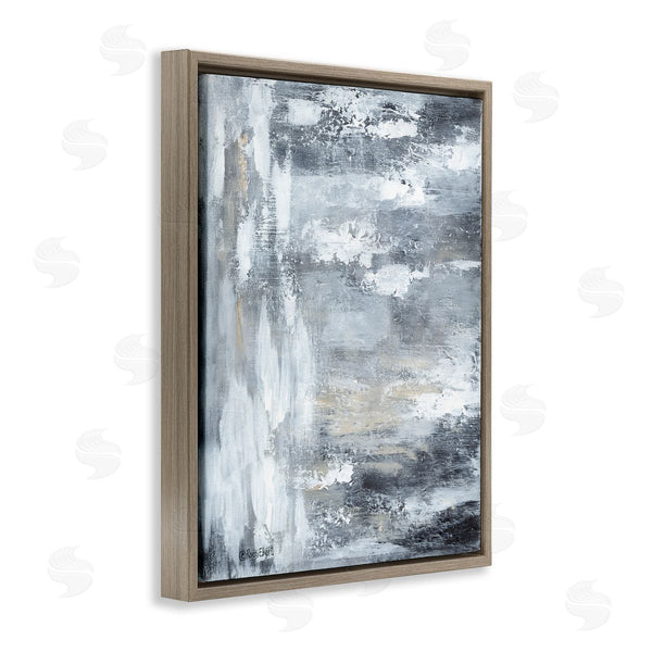 Stupell Industries Roy Ebert | Grey Brushed Abstraction