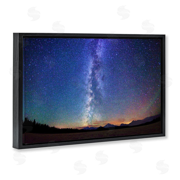Stupell Industries Royce Bair | Milky Way Stars Over Earth