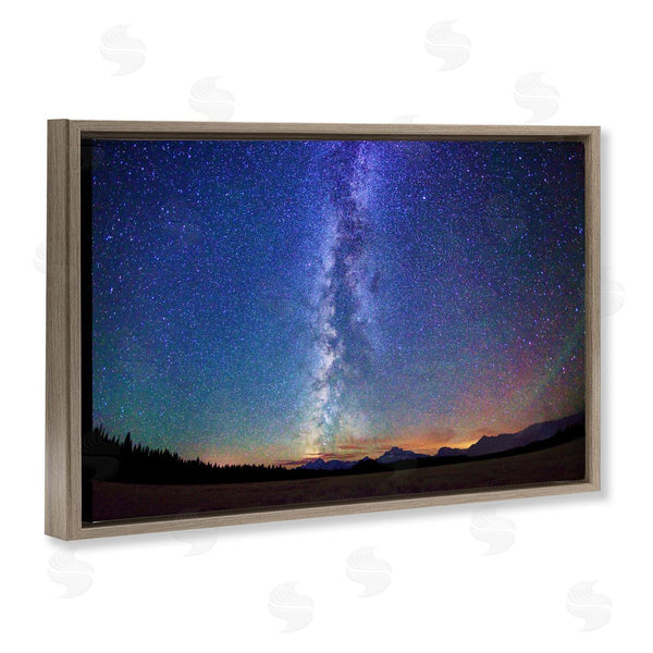 Stupell Industries Royce Bair | Milky Way Stars Over Earth