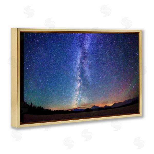 Stupell Industries Royce Bair | Milky Way Stars Over Earth
