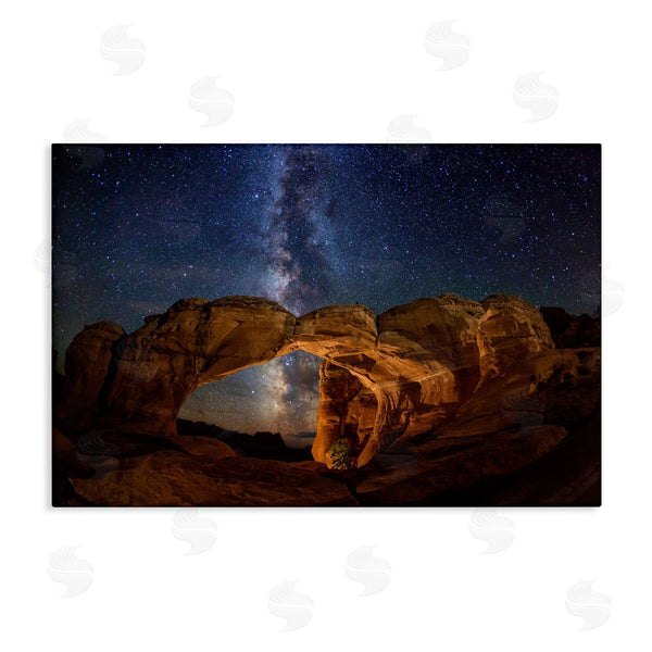 stupell industries Royce Bair | Starry Sky Through Desert Arch