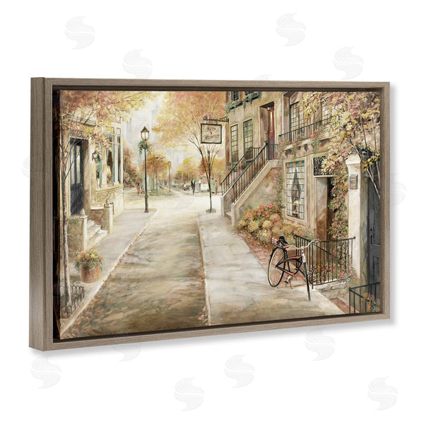 Stupell Industries Ruane Manning | Bicycle On Town Street