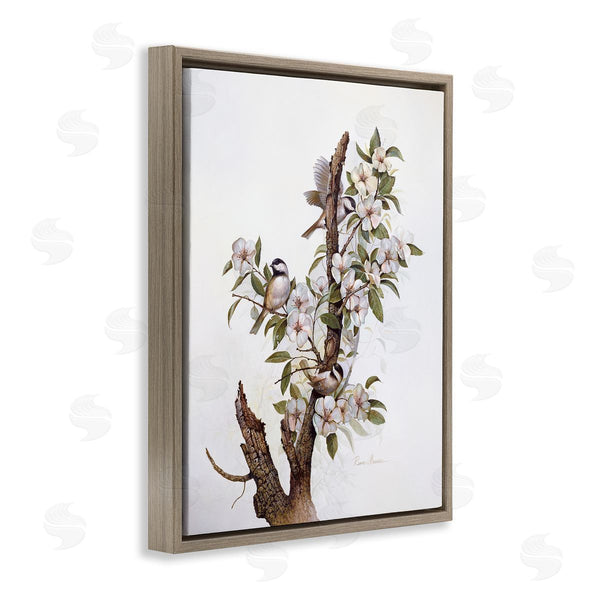 Stupell Industries RUANE MANNING | Birds On Floral Tree Branch