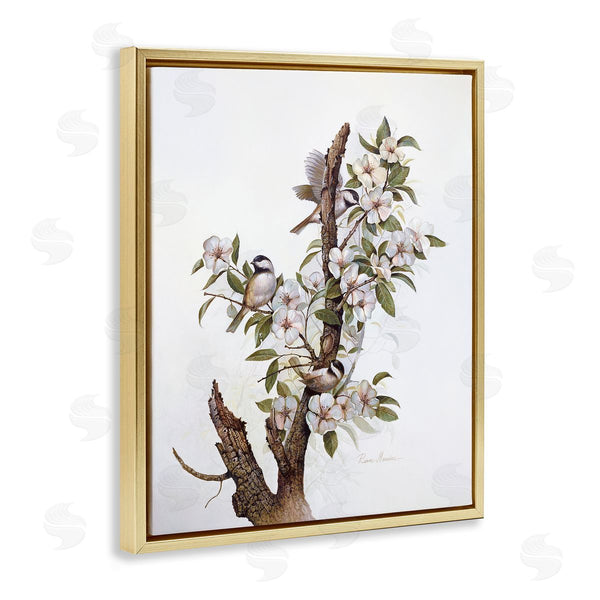 Stupell Industries RUANE MANNING | Birds On Floral Tree Branch