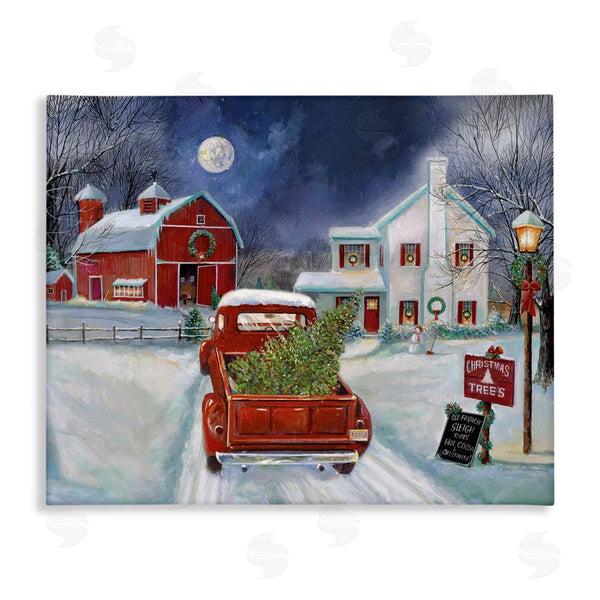 stupell industries Ruane Manning | Entering Christmas Tree Farm