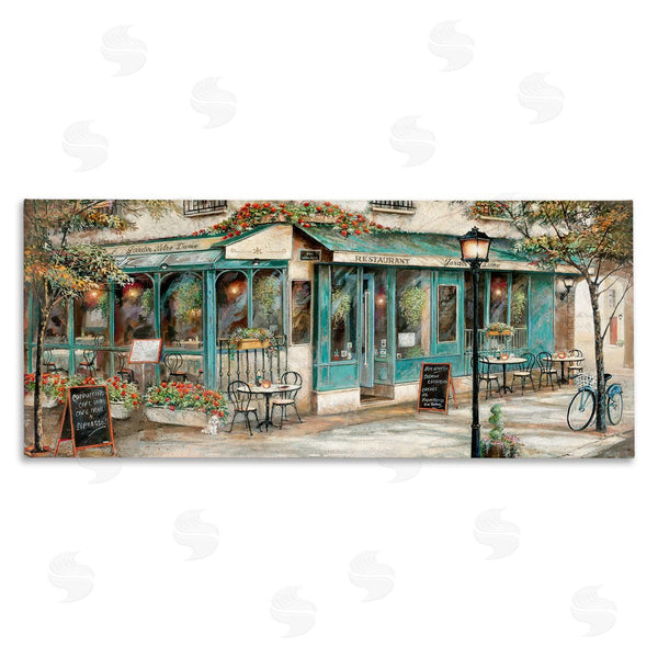 stupell industries Ruane Manning | European City Streets Café Scene Wall Art