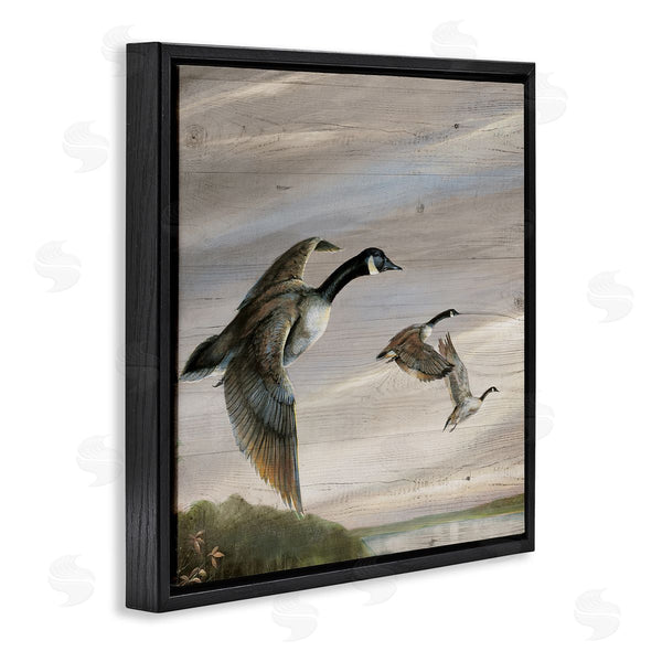 Stupell Industries Ruane Manning | Flying Geese Over Rustic