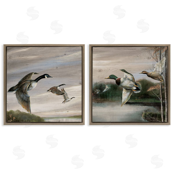 Stupell Industries Ruane Manning | Geese & Ducks In Nature