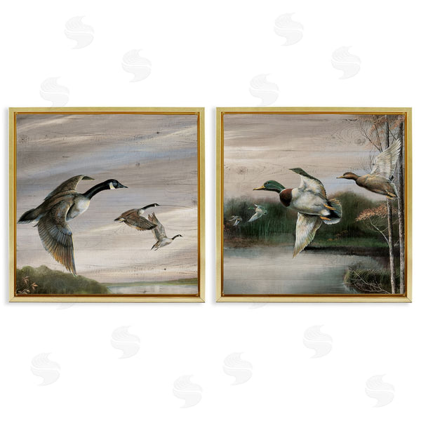 Stupell Industries Ruane Manning | Geese & Ducks In Nature