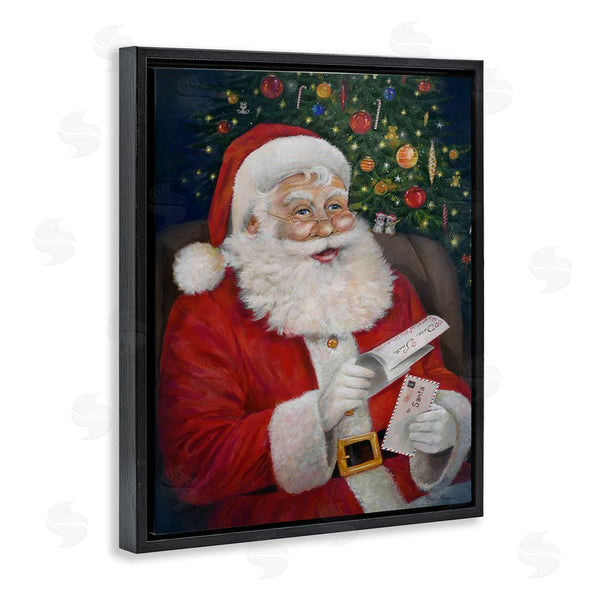 Stupell Industries Ruane Manning | Merry Santa Claus Wall Art