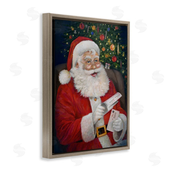 Stupell Industries Ruane Manning | Merry Santa Claus Wall Art