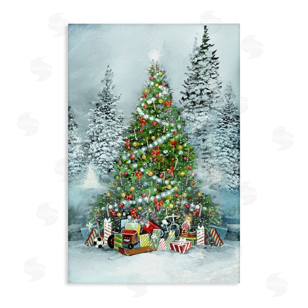 stupell industries Ruane Manning | Mistletoe Kisses Phrase