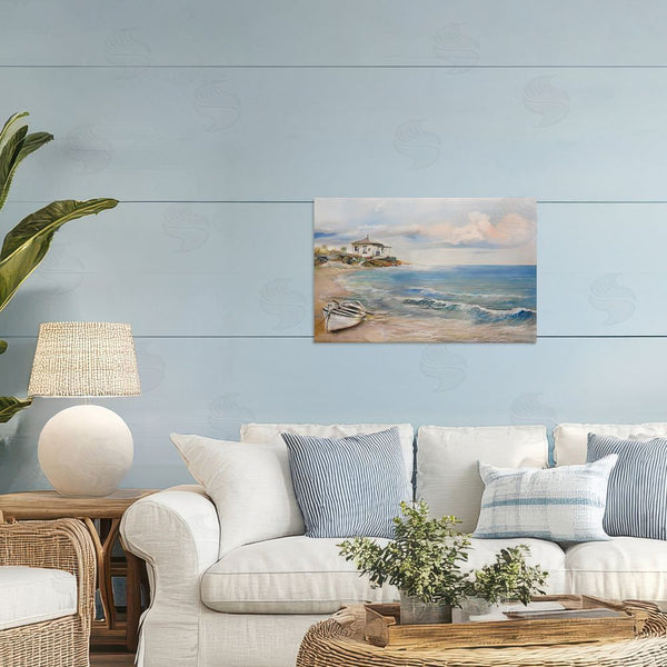 Stupell Industries Ruane Manning | Shoreline Rowboat Scene