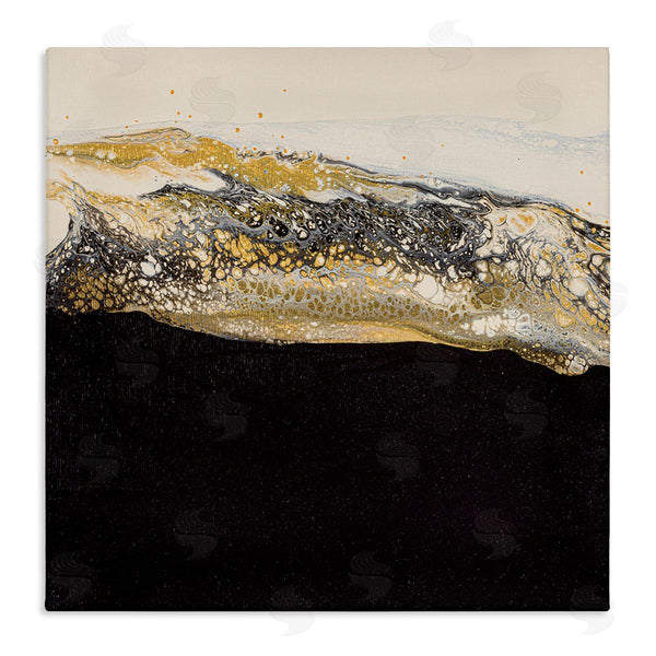 stupell industries Ruth Fromstein | Abstract Black & Glam Ripples Wall Art