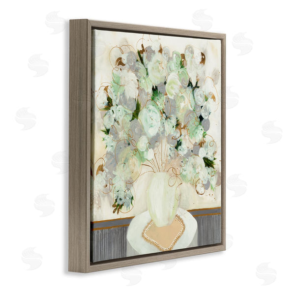 Stupell Industries Ruth Fromstein | Abstract Flower Blossoms Scribble Petals Still Life Wall Art