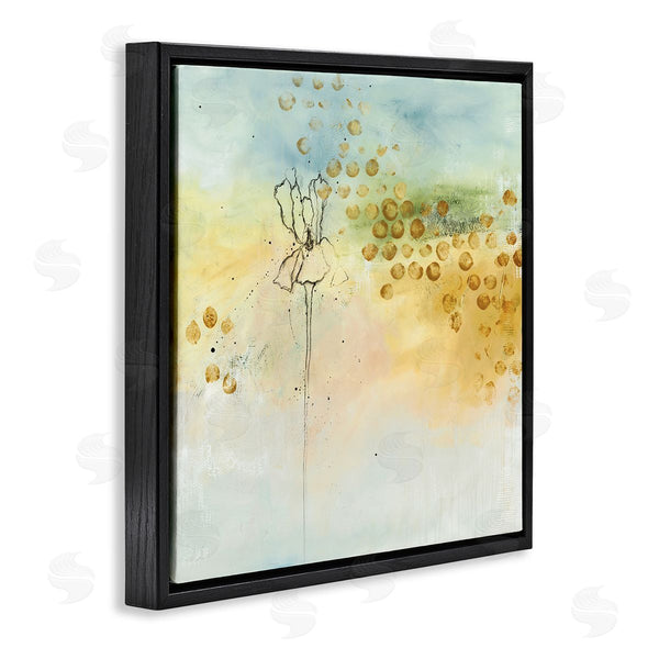 Stupell Industries Ruth Fromstein | Abstract Iris Floral Linework Watercolor Ombre Wall Art