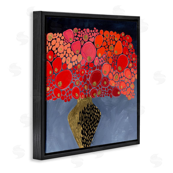 Stupell Industries Ruth Fromstein | Abstract Red Florals In Vase