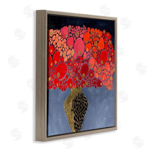 Stupell Industries Ruth Fromstein | Abstract Red Florals In Vase