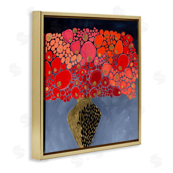 Stupell Industries Ruth Fromstein | Abstract Red Florals In Vase