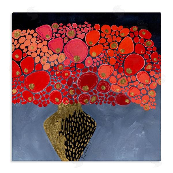 stupell industries Ruth Fromstein | Abstract Red Florals in Vase