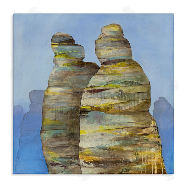 stupell industries Ruth Fromstein | Abstract Rock Formations Distressed Patterns Nautical Cliffs Wall Art