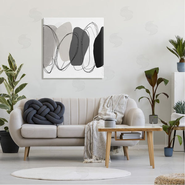 Stupell Industries Ruth Fromstein | Abstract Round Forms Outlines Wall Art