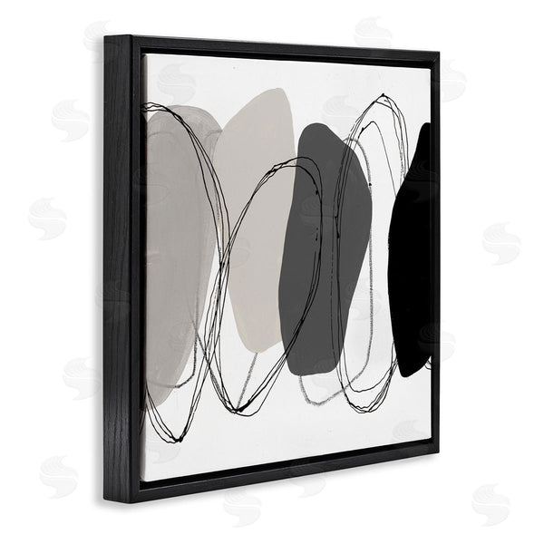 Stupell Industries Ruth Fromstein | Abstract Round Forms Outlines Wall Art