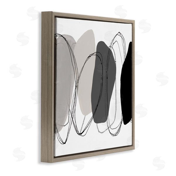 Stupell Industries Ruth Fromstein | Abstract Round Forms Outlines Wall Art