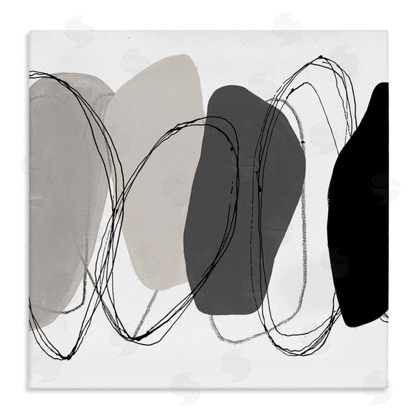 stupell industries Ruth Fromstein | Abstract Round Forms Outlines Wall Art