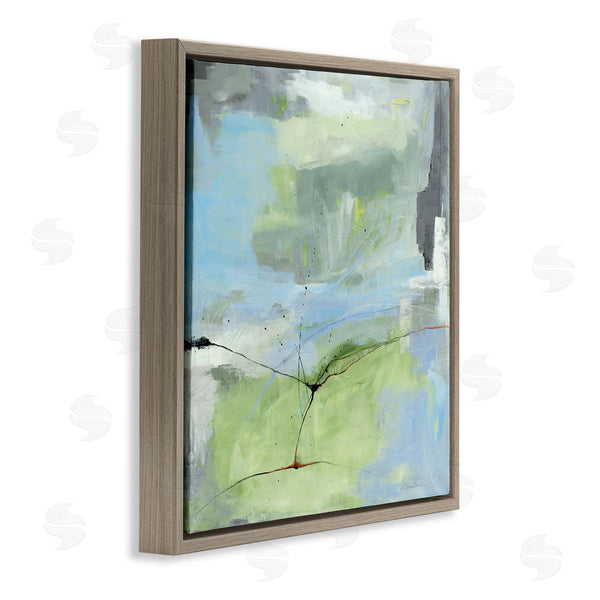 Stupell Industries Ruth Fromstein | Abstraction With Streaked Line