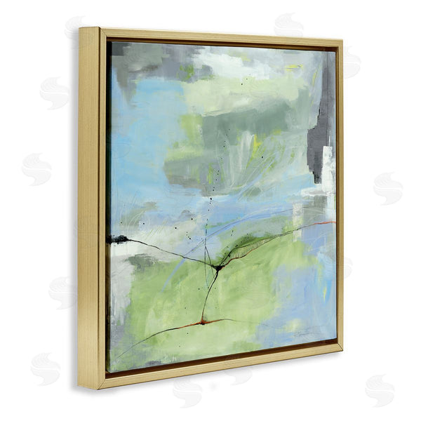 Stupell Industries Ruth Fromstein | Abstraction With Streaked Line