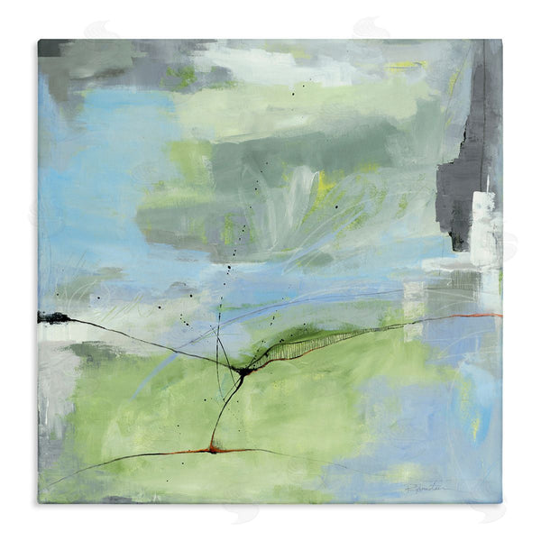 stupell industries Ruth Fromstein | Abstraction with Streaked Line