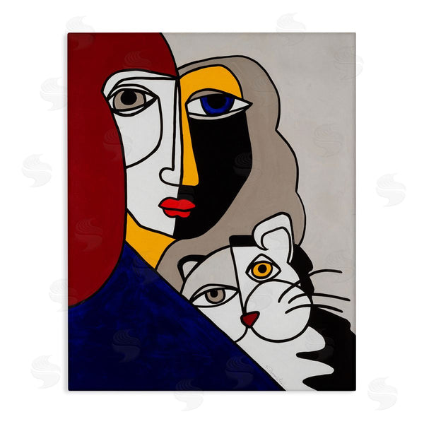 stupell industries Ruth Fromstein | Bold Primaries Mod Portraits