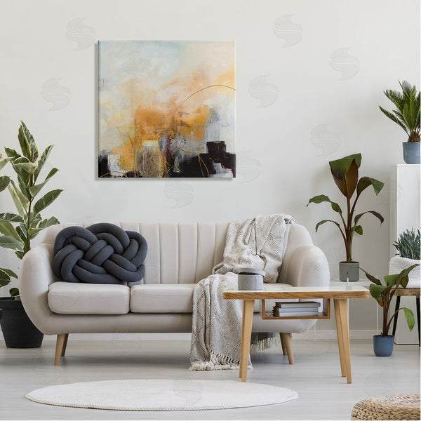 Stupell Industries Ruth Fromstein | Bold Yellow Blocked Shapes Wall Art
