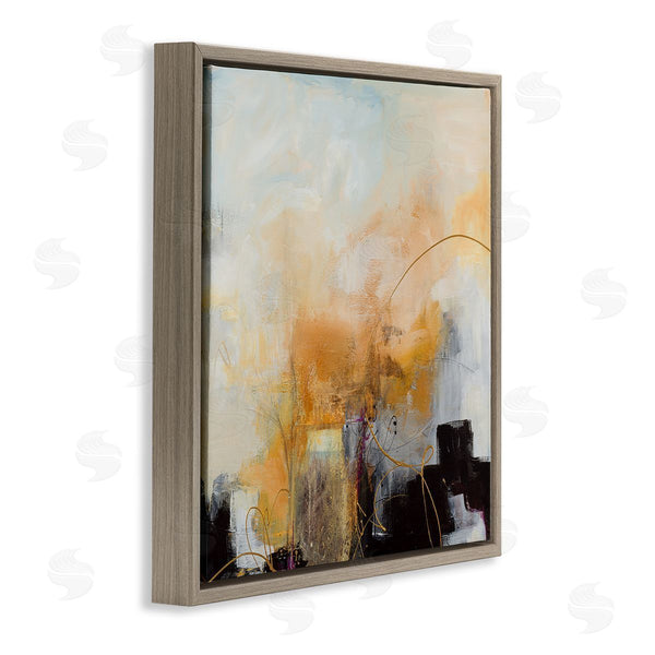 Stupell Industries Ruth Fromstein | Bold Yellow Blocked Shapes Wall Art