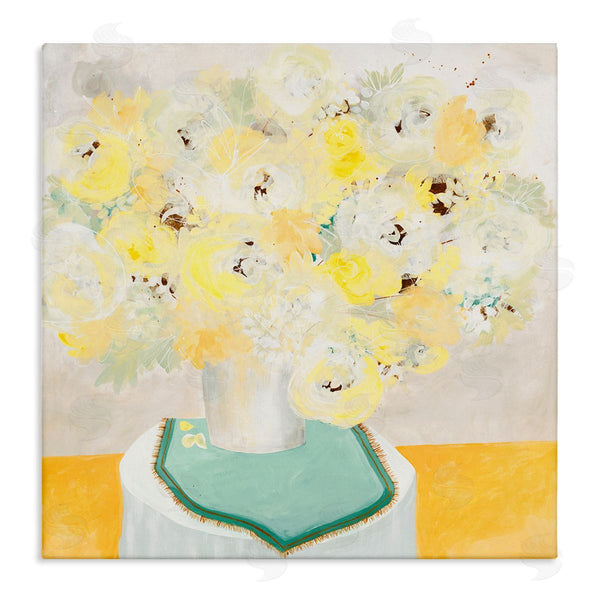 stupell industries Ruth Fromstein | Bright Modern Flower Blossoms Bouquet Collage Painting Wall Art