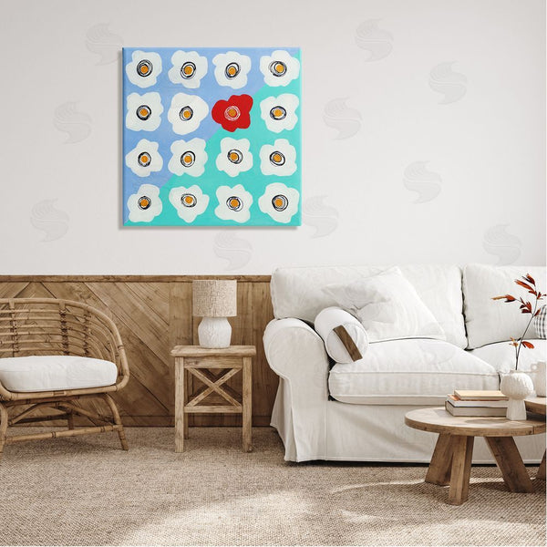 Stupell Industries Ruth Fromstein | Contemporary Flower Pattern Wall Art