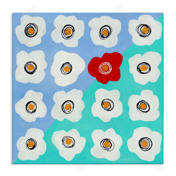 stupell industries Ruth Fromstein | Contemporary Flower Pattern Wall Art