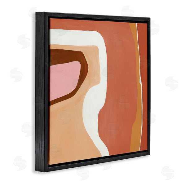 Stupell Industries Ruth Fromstein | Desert Inspired Abstraction Pink Red Beige Wall Art
