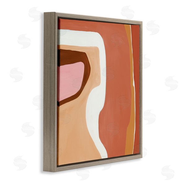 Stupell Industries Ruth Fromstein | Desert Inspired Abstraction Pink Red Beige Wall Art