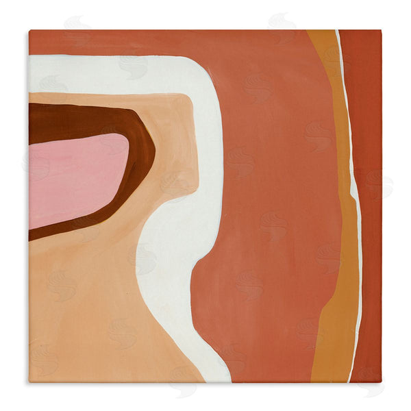stupell industries Ruth Fromstein | Desert Inspired Abstraction Pink Red Beige Wall Art