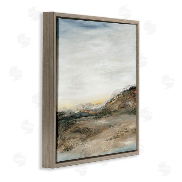 Stupell Industries Ruth Fromstein | Desert Landscape Abstraction Rustic Mountain Range Wall Art