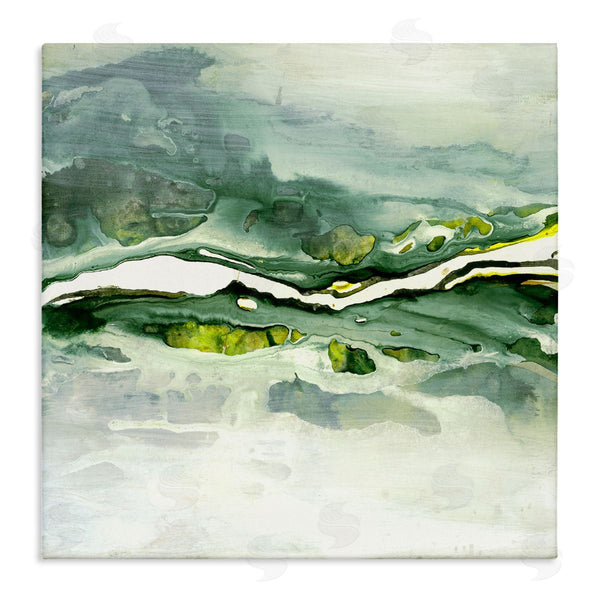 stupell industries Ruth Fromstein | Fluid Green Abstract Form Wall Art