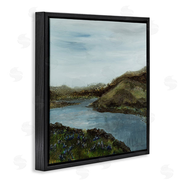 Stupell Industries Ruth Fromstein | Grassland Stream Flowing Countryside Wall Art