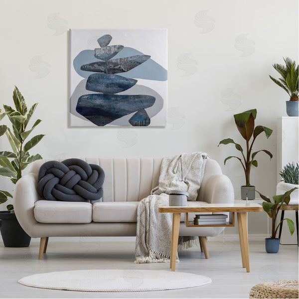 Stupell Industries Ruth Fromstein | Grey Rocks Stacked Contemporary Wall Art