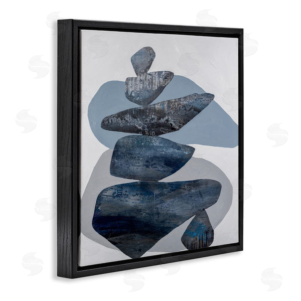Stupell Industries Ruth Fromstein | Grey Rocks Stacked Contemporary Wall Art