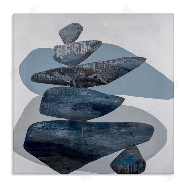 stupell industries Ruth Fromstein | Grey Rocks Stacked Contemporary Wall Art